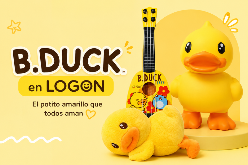 B.DUCK: el patito amarillo que conquistó el mundo y llegó a LOGON 🐥💛
