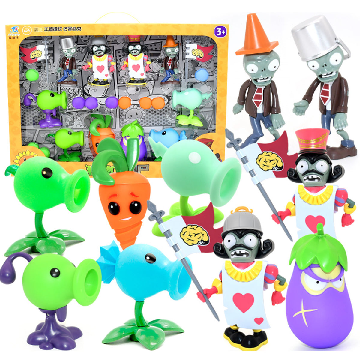 Set de Figuras de Acción PVZ LOGON