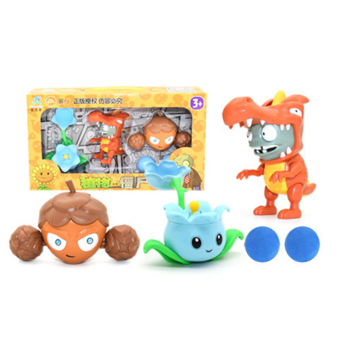 Figuras de Acción Piña Pistolera PVZ LOGON