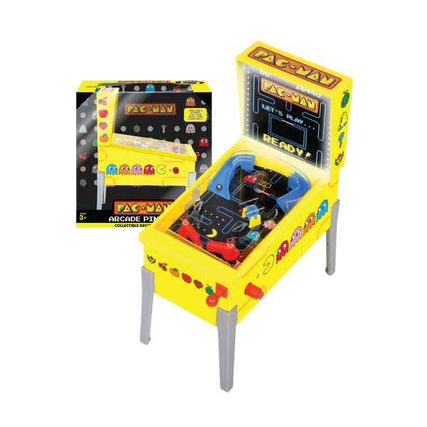Mini Pinball Pac-Man Arcade |  22.5x22.4x15.3 cm | Ambassador Games | Con Luz y Sonido | Juego de Mesa Retro