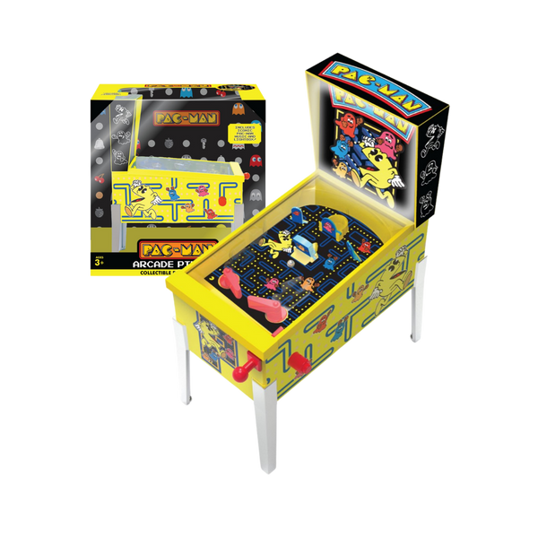 Mini Pinball Pac-Man Arcade | 22.5x 22.4x15.3 cm | Ambassador Games | Con Luz y Sonido | Juego de Mesa Retro