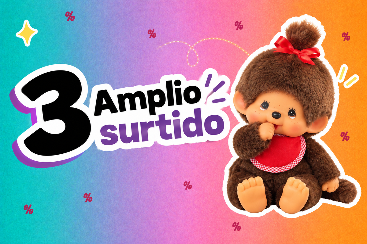 Miles de opciones entre juguetes, regalos, coleccionables, peluches, puzzles y mucho más.