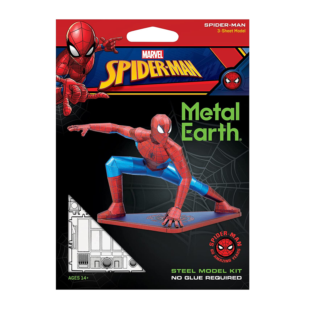 Log-on mexico - Modelo de Metal 3d Marvel Spider-Man