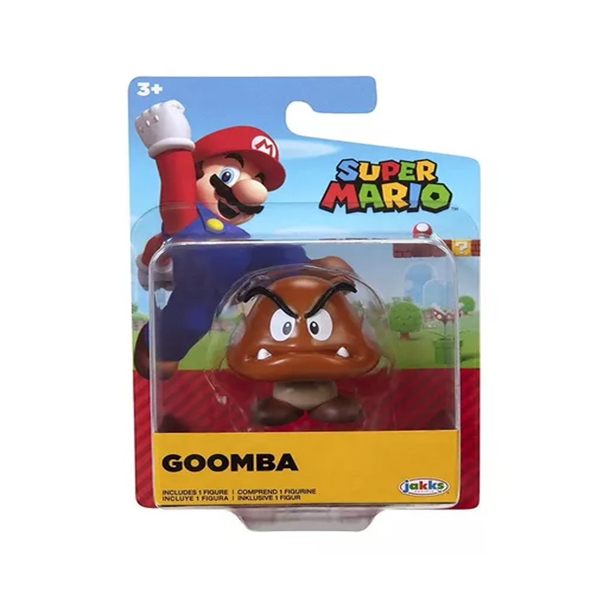 Muñeco Super Mario Bross Goomba Colección 2.5 Pulgadas